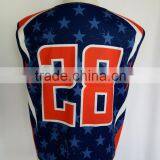 100%polyester Men's Performance Reversible Sublimation Print Tank Top thumbnail-4