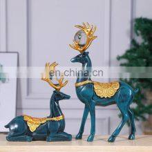 European Creativity in the New Year the New Year Fortune Deer Household Living Room Modern Study Resin Ornaments Art Crafts thumbnail-3