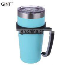 2021 GINT Best Selling 20 oz Colorful Coffee Tumbler With Lid for Car Outdoor Sublimation Mug With Holder Tea Cup Insulated thumbnail-3