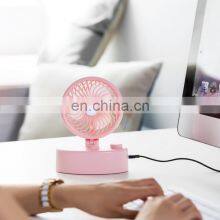 USB Small Oscillating Air li Ion Rechargeable Battery Fan thumbnail-5
