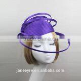Unique Style Made of Satin Top Fascinator Hat For Women thumbnail-4
