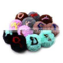 Faux Fox Fur Plush Pom Pom Ball Pompom Pompon Balls 8CM 10cm 12cm 15cm DIY Craft Accessories Decoration thumbnail-2
