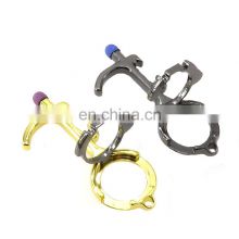 Low MOQ Manufacturer Customised Logo Keychain Gift No Touch Door Opener Bottle Opener Phone Holder thumbnail-3