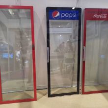 commercial freezer glass door aluminum frame glass door for beverage cooler