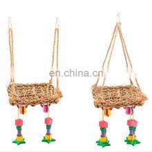 Branded Hanging Cage Chewing Animals Singing Wood Foraging Flying Birds Toy thumbnail-5