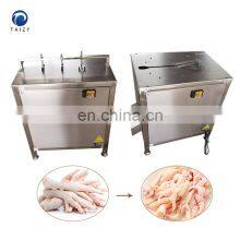 Нержавеющая стальная машина для обработки куриных лапок, машина для извлечения костей из куриных лап thumbnail-2