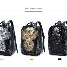 2023 New Arrival PU Backpack Waterproof Computer Bag Laptop Bag thumbnail-1