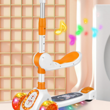 Children's Scooter yo yo Scooter Scooter With Music and Light, Seatable and Scootable（Wechat:13510231336 Whatsapp 008613510231336） thumbnail-2