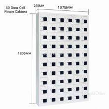 Taquilla de carga para teléfonos móviles con múltiples ranuras de carga y protección contra fugas | Almacenamiento seguro para centros comerciales y aeropuertos thumbnail-1