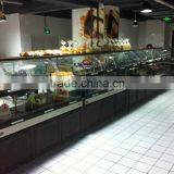 APEX Top Curved Below Straight Doors Acrylic Cake Stands With Lights thumbnail-2