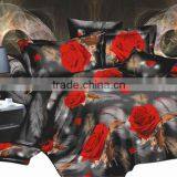 Flower Printed Duvet Bedding Sets 3D thumbnail-1