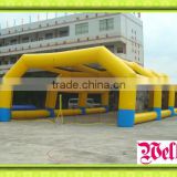 Cheap inflatable paintball arena