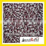 Leaf Embroidered Tulle Fabric thumbnail-1