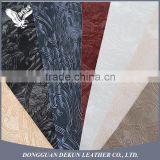 Hot sale wholesale PVC semi pu artificial leather