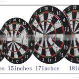 18"x 1-1/2" Standard Size Flocked Paper Dartboard For Indoor Game, 2015 Hot Sell thumbnail-3