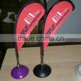 manufacture table flying banner with see through priting