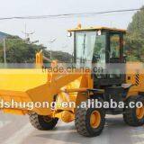 front end wheel loader ZL25F/shovel loader ZL925/2500kg small wheel loader with snow remover 0.7CBM bucket/compact wheel loaders