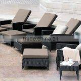Space Saving Outdoor Furniture Designs Patio Furniture Sun Lounger With Ottoman Quality Choice