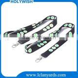 Polyester Custom Fabric Print Polyester Flat Lanyard,keychain Lanyards thumbnail-1