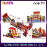 Bouncy Castle Obstacle Course Pvc Inflatable Barriers Sports Inflatable Assault Course