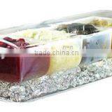 Condiments On Ice Container Chilled Ice Tray Plastic Square Condiments Acrylic Kitchen Condiments Container thumbnail-2