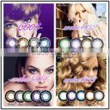 Carnival Party Colored Contact Lenses 14.5 mm Diameter 0.13 mm Slim Wholesale Eye Contact Lenses With Power or Plano