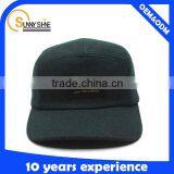High Quality Wool Plain 5 Panel Cap and Hat Man thumbnail-3