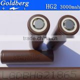 High drain accumulator battery LG HG2 18650 3.7V 3000mAh cell with full capacity