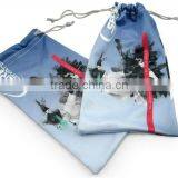 Custom Double Drawstring Sunglass Pouches thumbnail-1