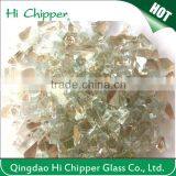 Hi Chipper Tempered Fire Pit Glass-Green With Mirror Reflection thumbnail-2