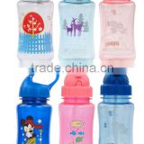plastic 350ML Children cartoon water bottle