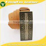 2015 Vintage Style Women's Fashoion Brand PU Belt With Shiny Rhinestone BIG Buckle thumbnail-1