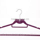 Non-Slip Hanger Flocked Hanger Velvet Clothes Hanger Suit Hanger Slim-Line Racks ABS Plastic Flocked Hanger thumbnail-2