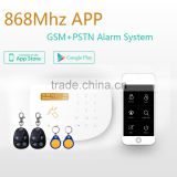 Wireless GSM Auto Dial alarm, smart App security alarm CID network home GSM alarm system wireless