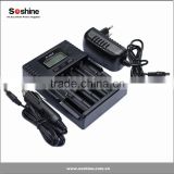 3.7V / 3.2V /1.2V battery charger Soshine SC-H4 unversal charger with CE / FCC/ Rohs certificate