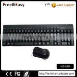 2016 Black Color Wireless Keyboard and Mouse Combo Factory Price thumbnail-2