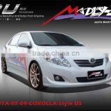 PU Body Kits for TOYOTA-07-08-COROLLA-Style DS thumbnail-1