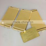 Shiny Gold Housing for iPhone 6 Plus , Luxury 24kt Gold Back Housing for iPhone