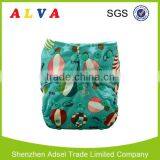 Alva 2016 New Design Double Colorful Snaps Baby Cloth Diaper Wholesale Baby Nappy thumbnail-2