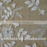 3D Flower Lace/ Beautiful Lace/ Beading Decorate/ Plane Fabrics thumbnail-3