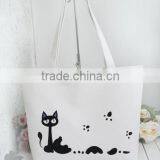 Recycled One Color Printed Canvas Cotton Shopping Bag Road Bag Supplier's Choice thumbnail-4