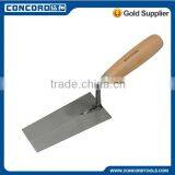 guangzhou concord tools long Wooden Handle and 7'' Carbon Steel Blade Bricklaying Trowel