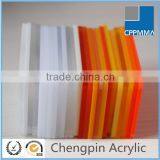 1.25*2.45m Colorful Clear Acrylic Plastic Sheeting