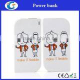 2000mAh High Density Li-polymer Battery Full Color Printing Power Bank thumbnail-2