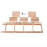100% Natural Bamboo Bathroom Tower 5-Shelf Towel Storage Rack Shelving Bathroom Accessory thumbnail-5