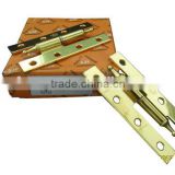 CROWN HEAD GOLD PLATED H TYPE HEAVY DUTY HINGES WITH SCREWS