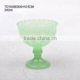 New Jade-like Glass Ice Cream Cup thumbnail-2