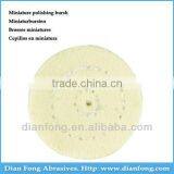 03Q22 Muslin Cloth Miniature Wheel Shaped 22mm Rough Dental Laboratory Rotary Polishing Brush Dental Companies