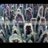 Natural Rock Amethyst Quartz Crystal Geode