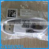 EP-DG925UWE White 5.3V 2A Mini Micro USB Data Cable for Samsung s6 Note 4 With Black Label